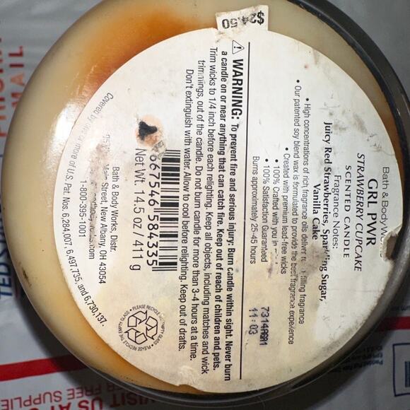 bath and body works Girl Power bath and body works candle rare - Picture 6 of 9